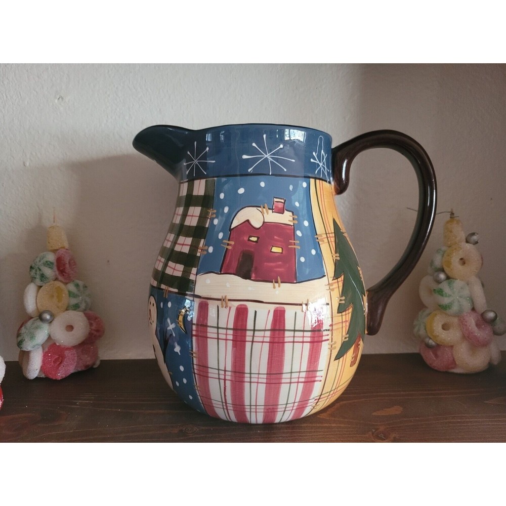 Holiday Pitcher Microwave And Dishwasher Safe